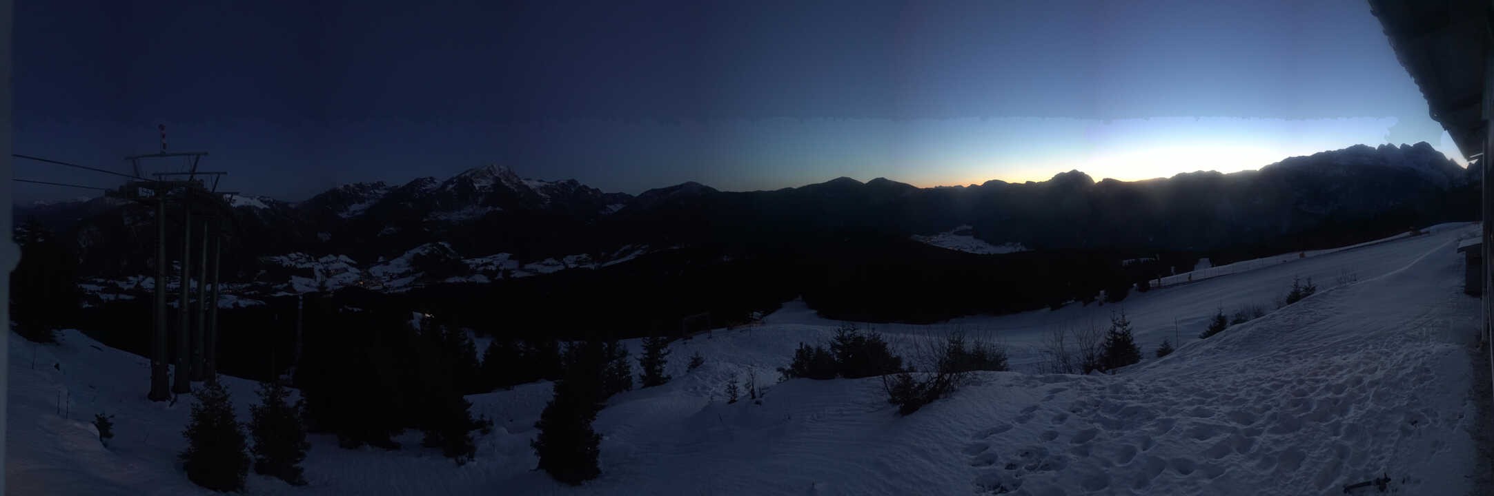 Archiv Foto Webcam Blick vom Hornspitz