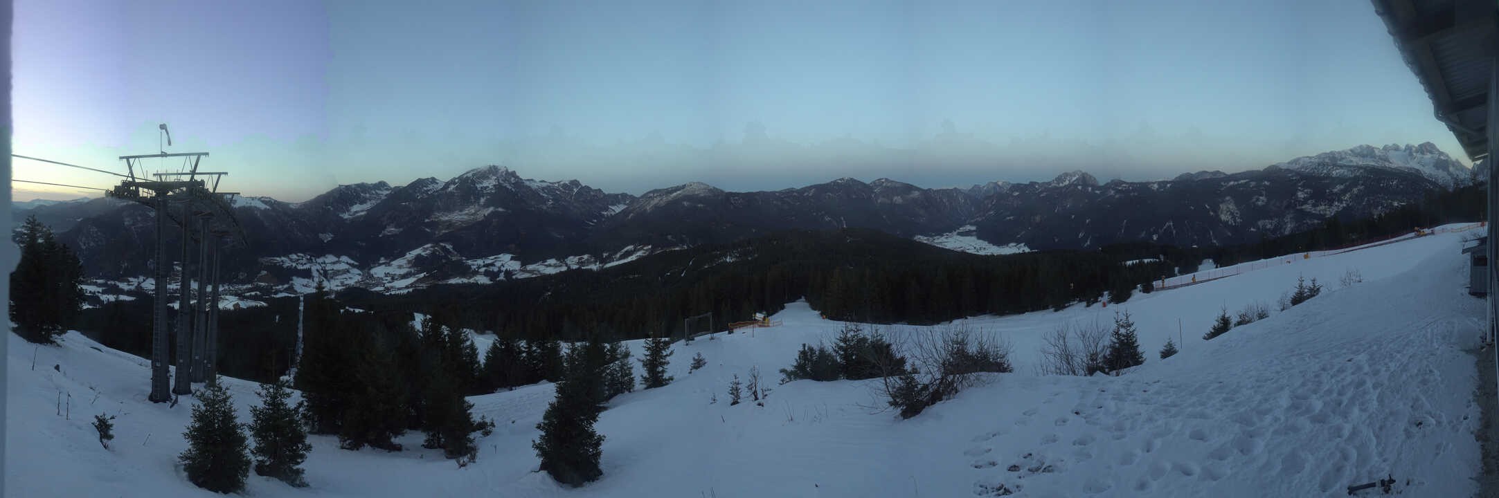 Archiv Foto Webcam Blick vom Hornspitz