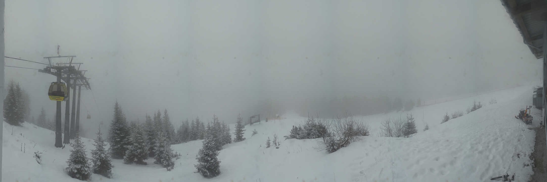 Archived image Webcam The top station Hornbahn