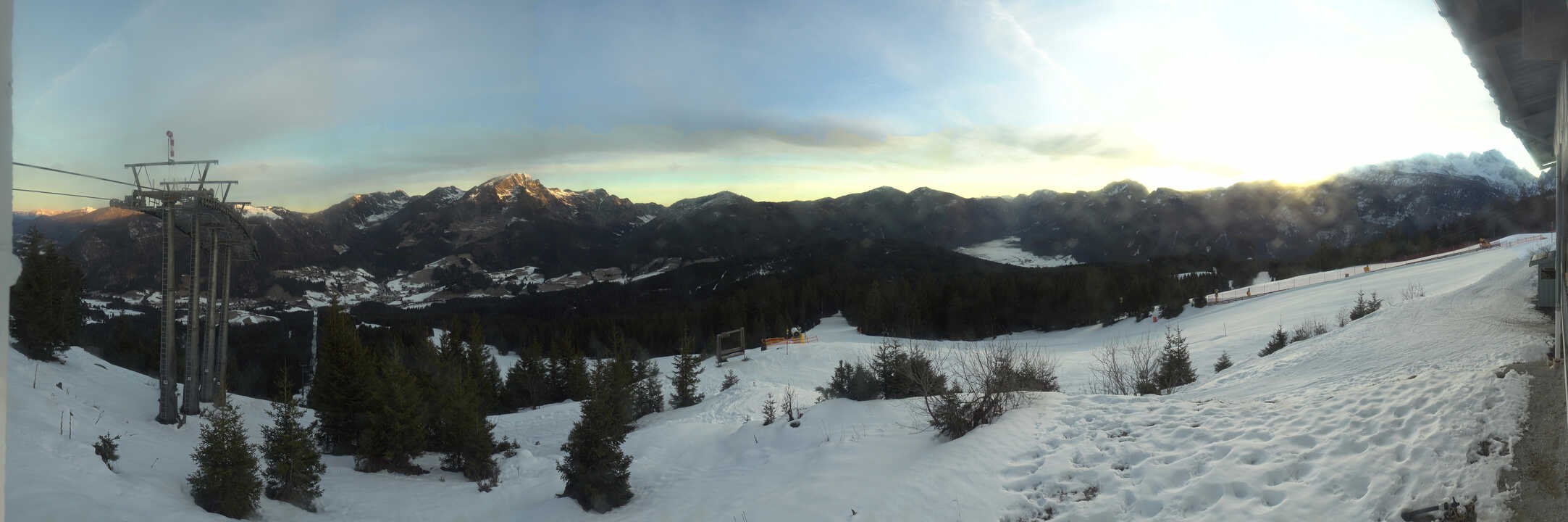 Archiv Foto Webcam Blick vom Hornspitz