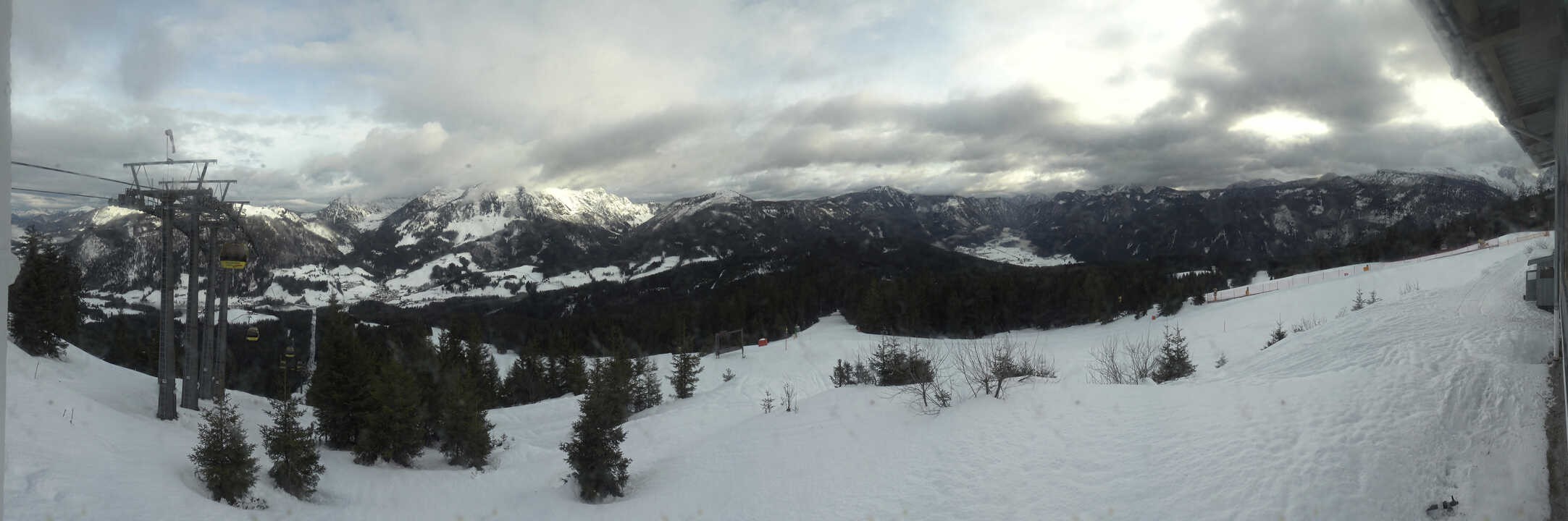 Archiv Foto Webcam Blick vom Hornspitz