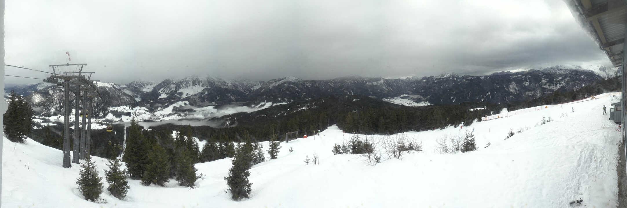 Archiv Foto Webcam Blick vom Hornspitz