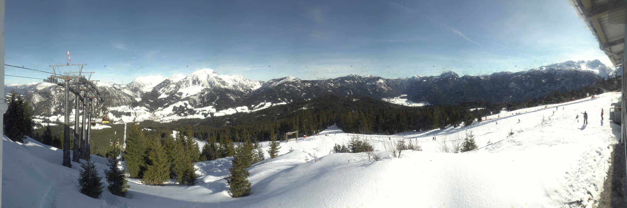 Archived image Webcam The top station Hornbahn