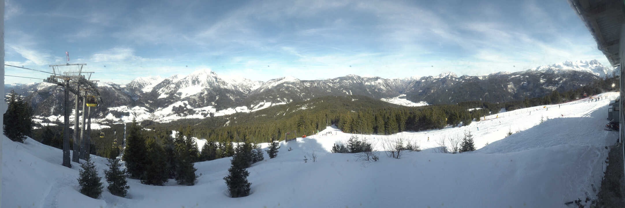 Archived image Webcam The top station Hornbahn