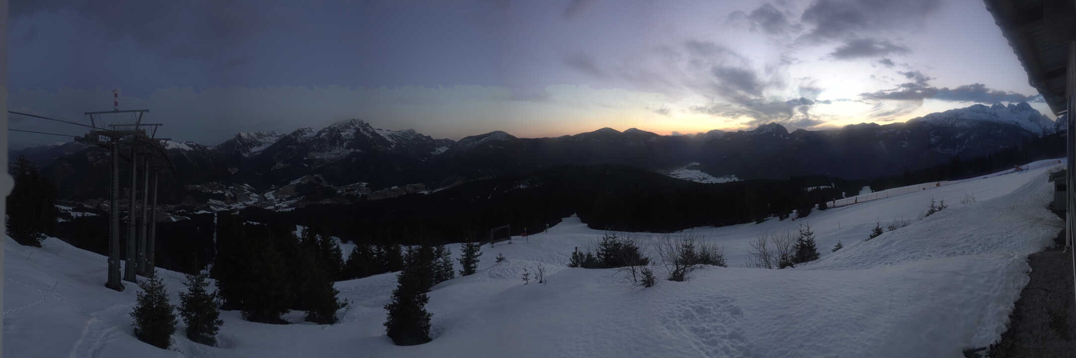 Archiv Foto Webcam Blick vom Hornspitz