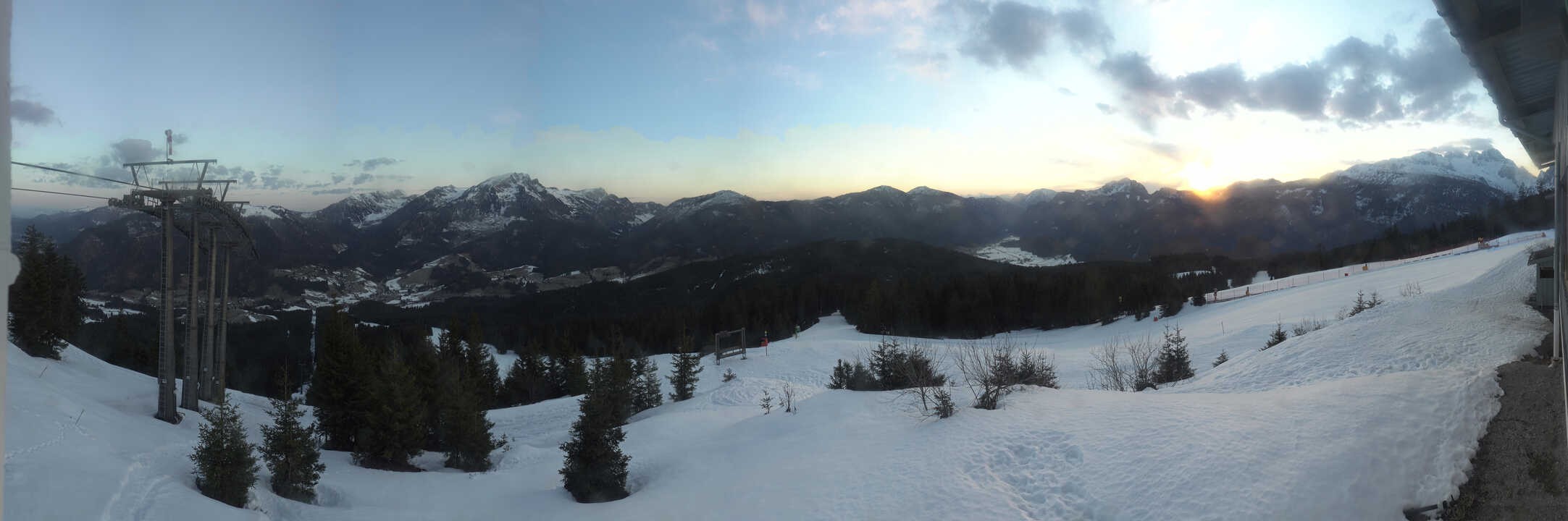 Archiv Foto Webcam Blick vom Hornspitz