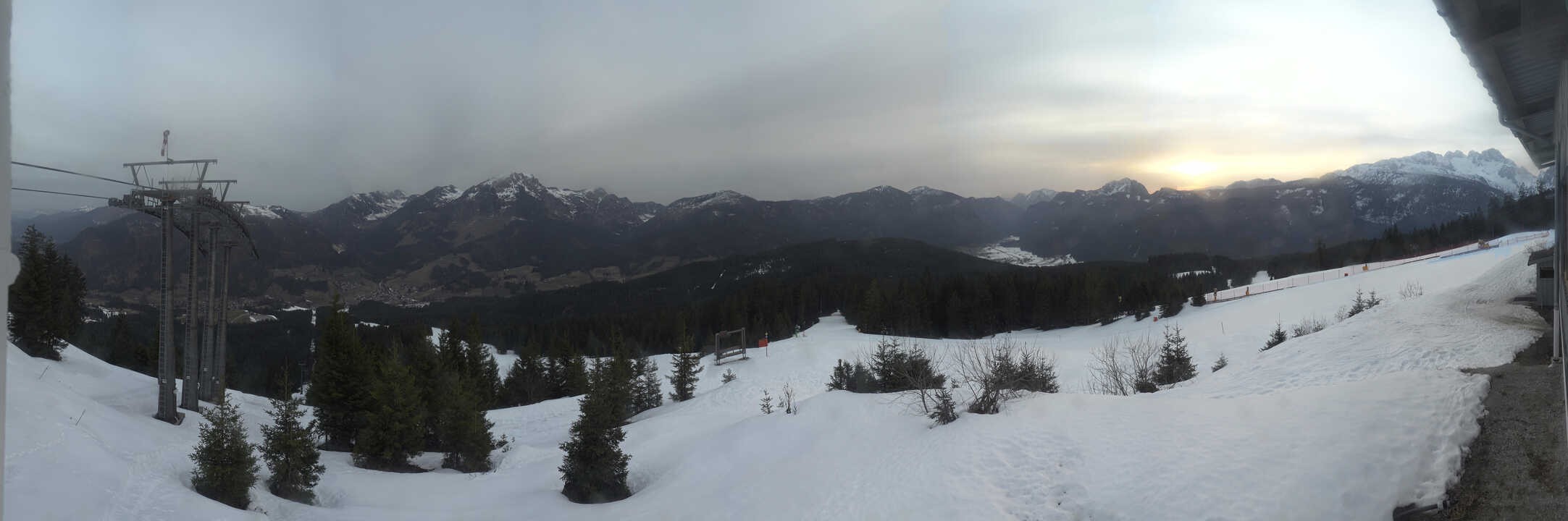 Archiv Foto Webcam Blick vom Hornspitz