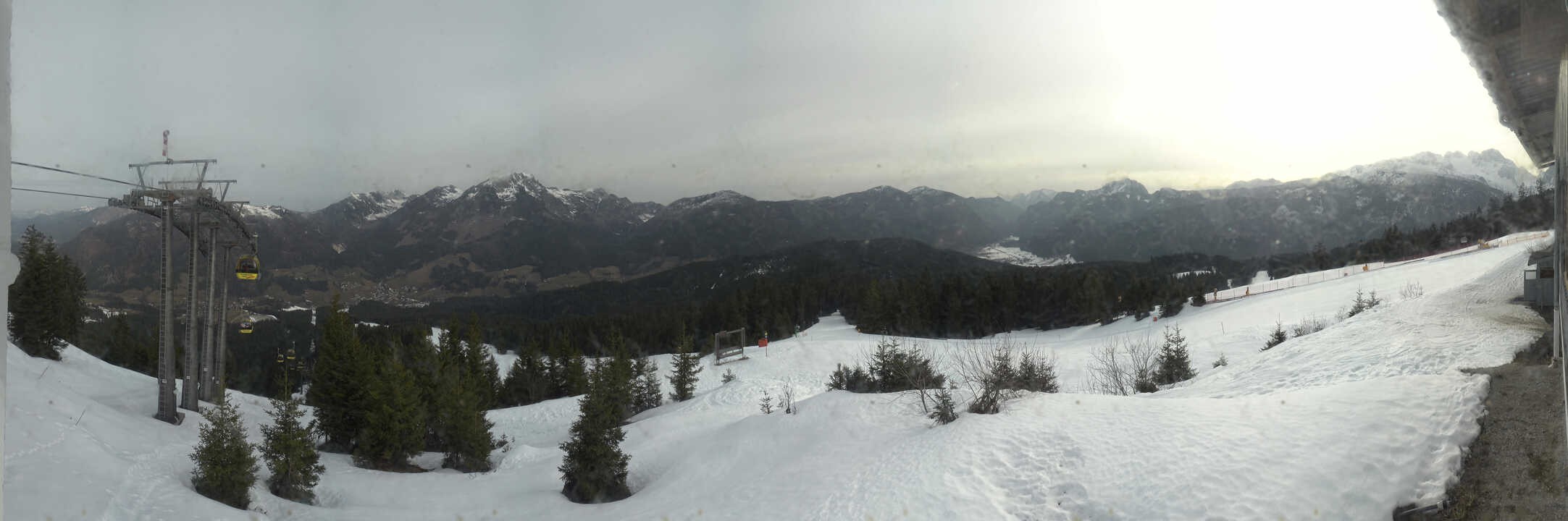 Archiv Foto Webcam Blick vom Hornspitz