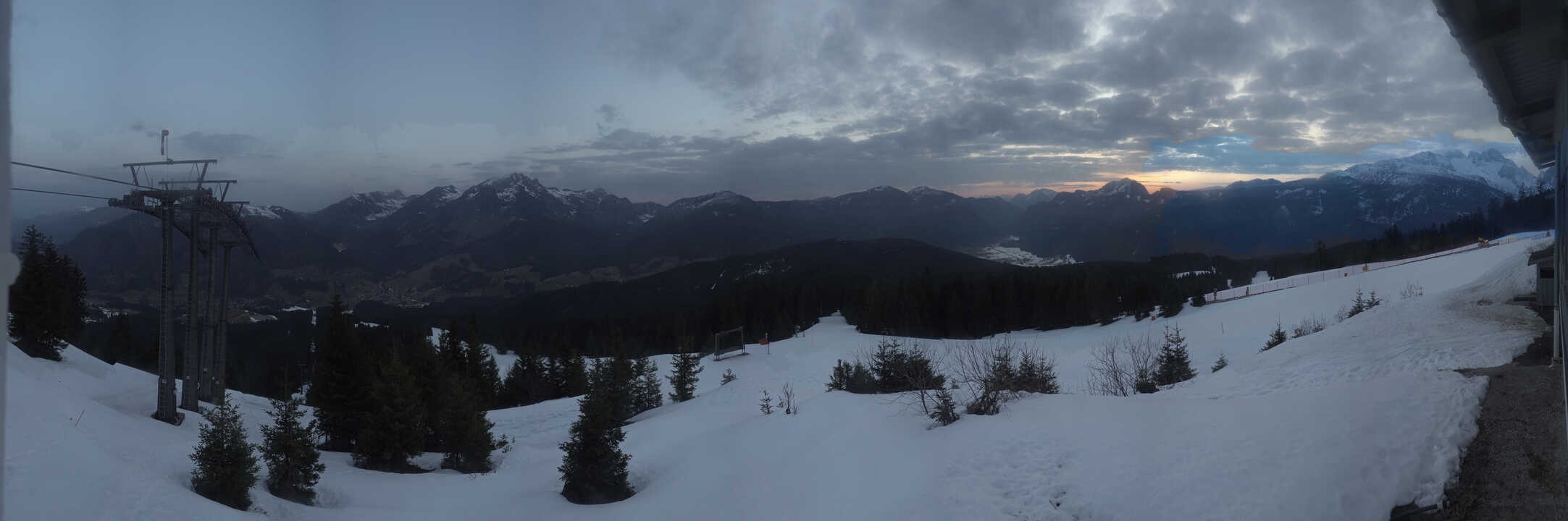 Archiv Foto Webcam Blick vom Hornspitz