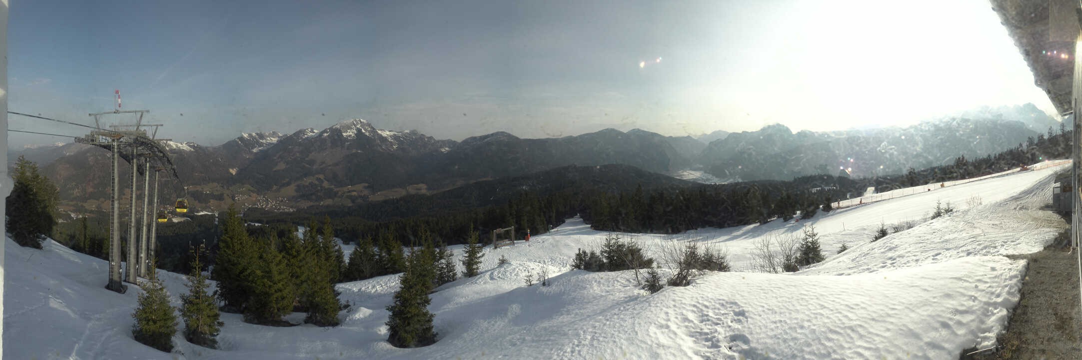 Archiv Foto Webcam Blick vom Hornspitz