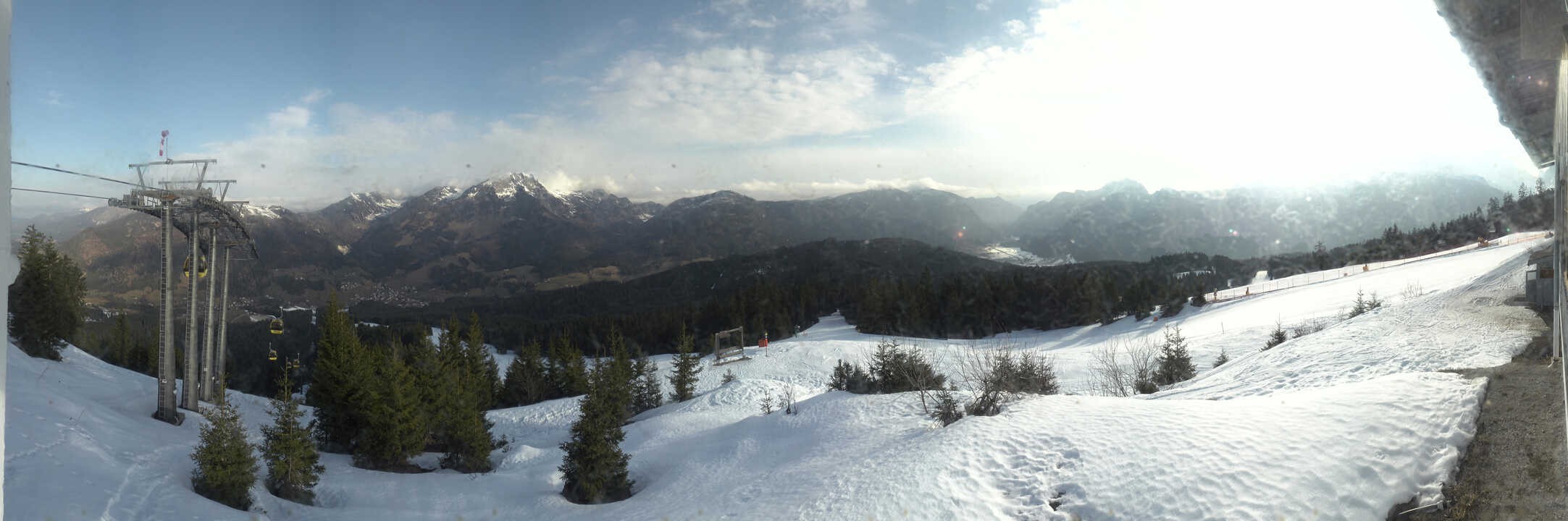 Archiv Foto Webcam Blick vom Hornspitz