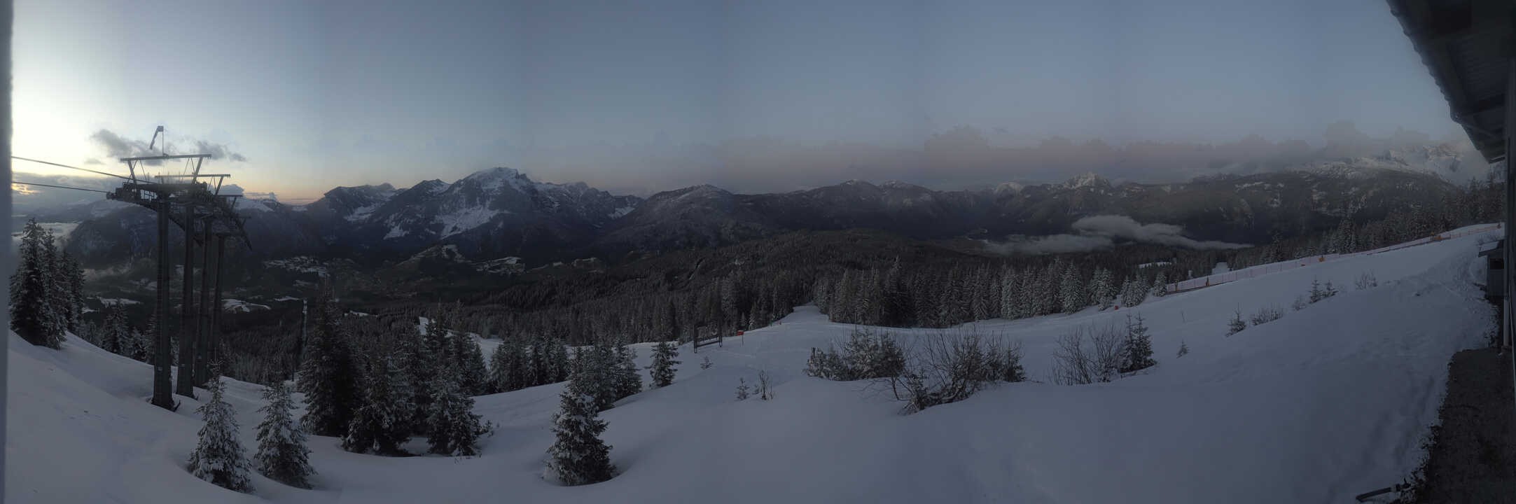 Archiv Foto Webcam Blick vom Hornspitz