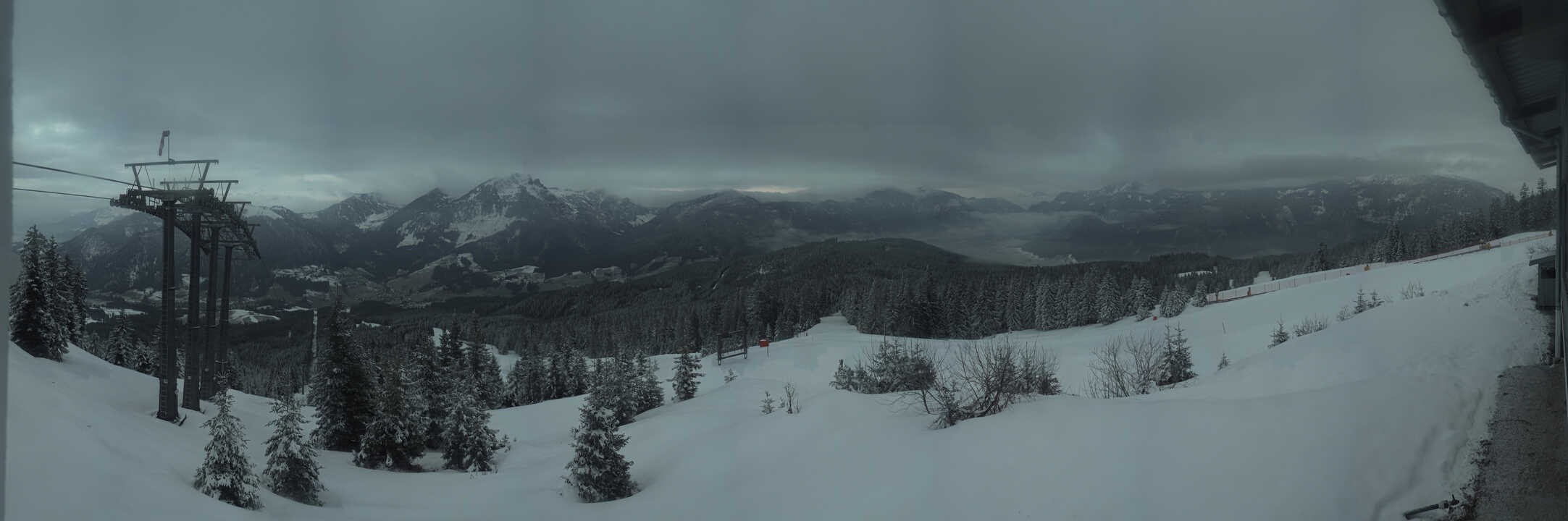 Archiv Foto Webcam Blick vom Hornspitz