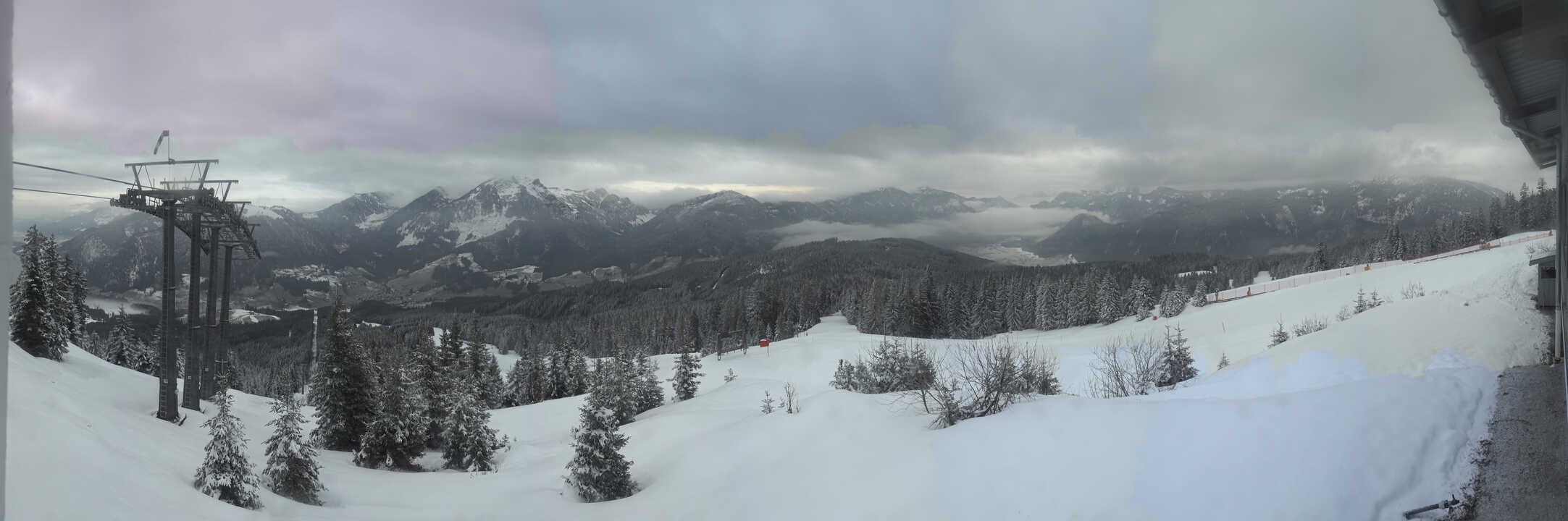 Archiv Foto Webcam Blick vom Hornspitz