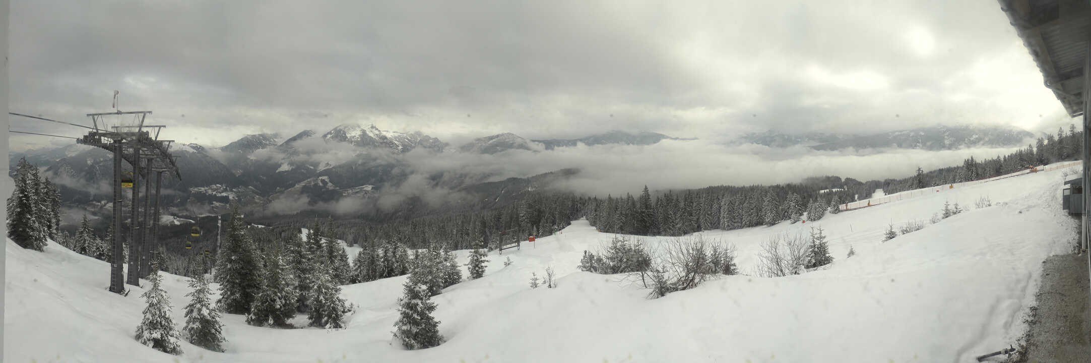 Archiv Foto Webcam Blick vom Hornspitz