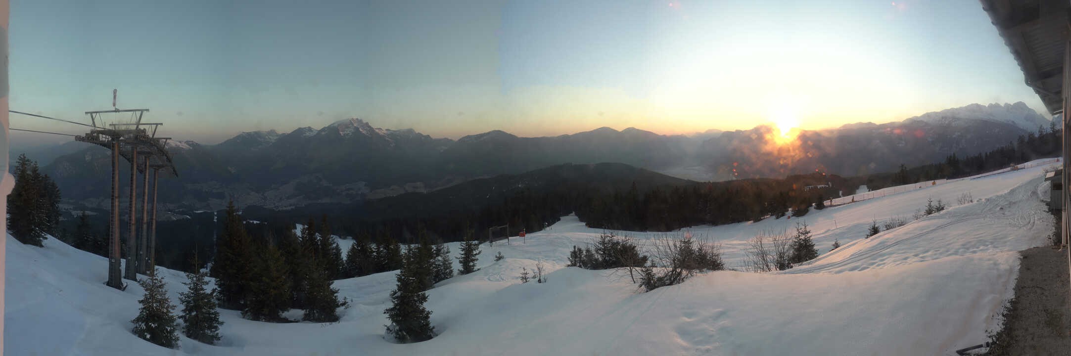 Archiv Foto Webcam Blick vom Hornspitz