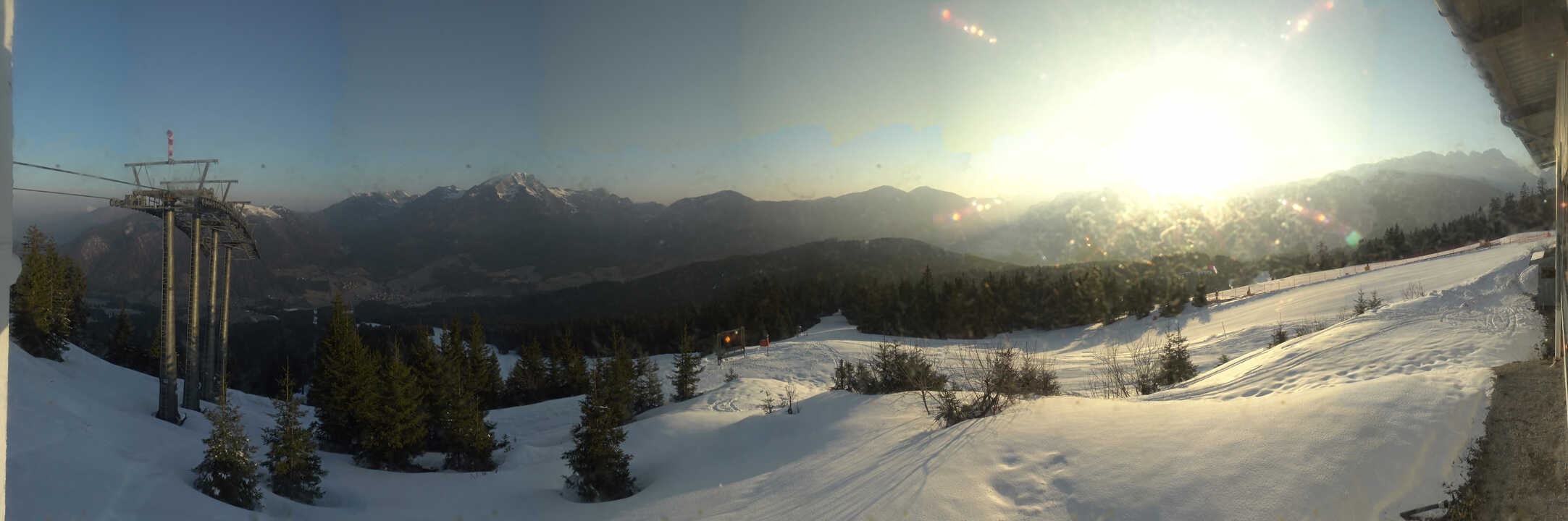 Archiv Foto Webcam Blick vom Hornspitz