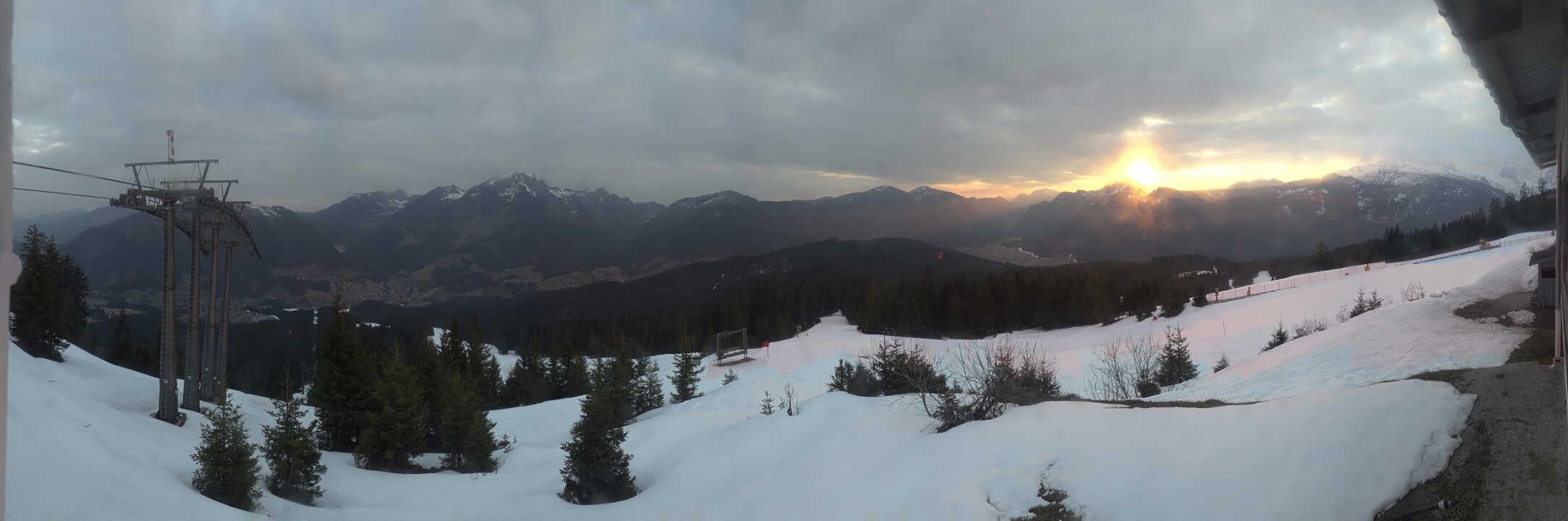 Archiv Foto Webcam Blick vom Hornspitz