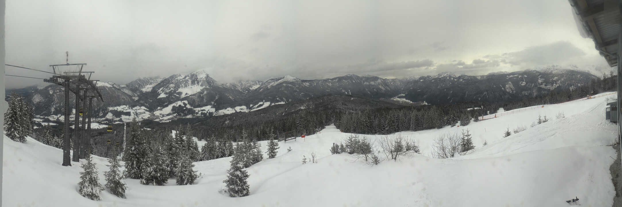 Archiv Foto Webcam Blick vom Hornspitz