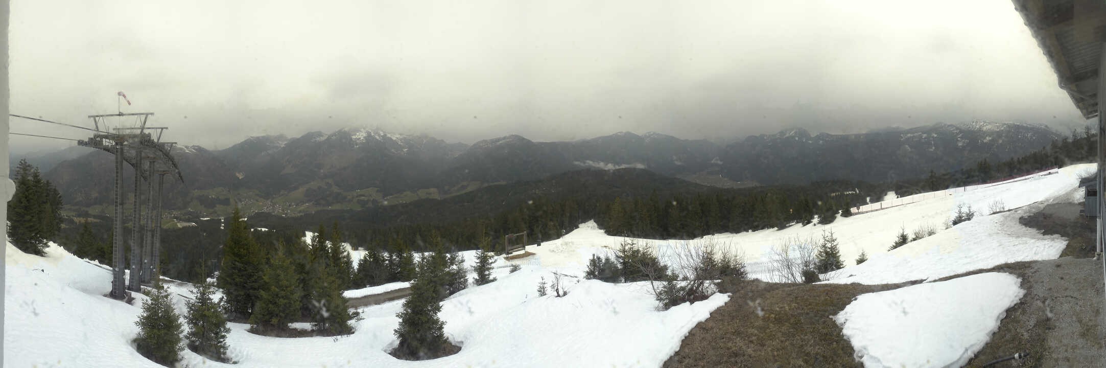 Archived image Webcam The top station Hornbahn