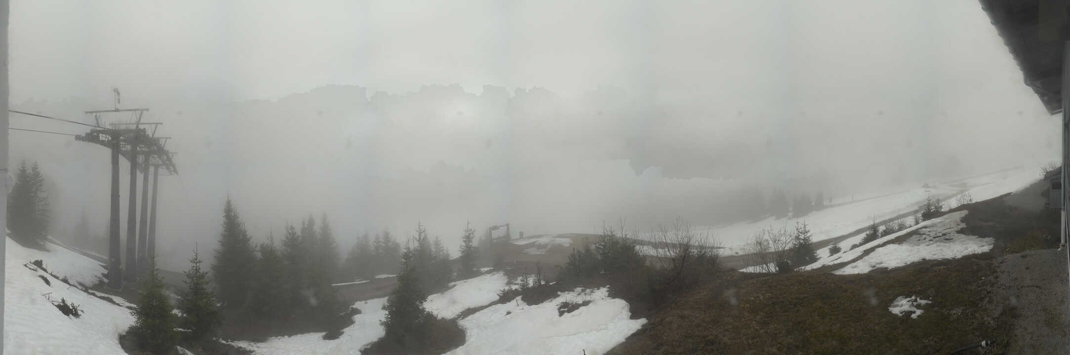 Archived image Webcam The top station Hornbahn