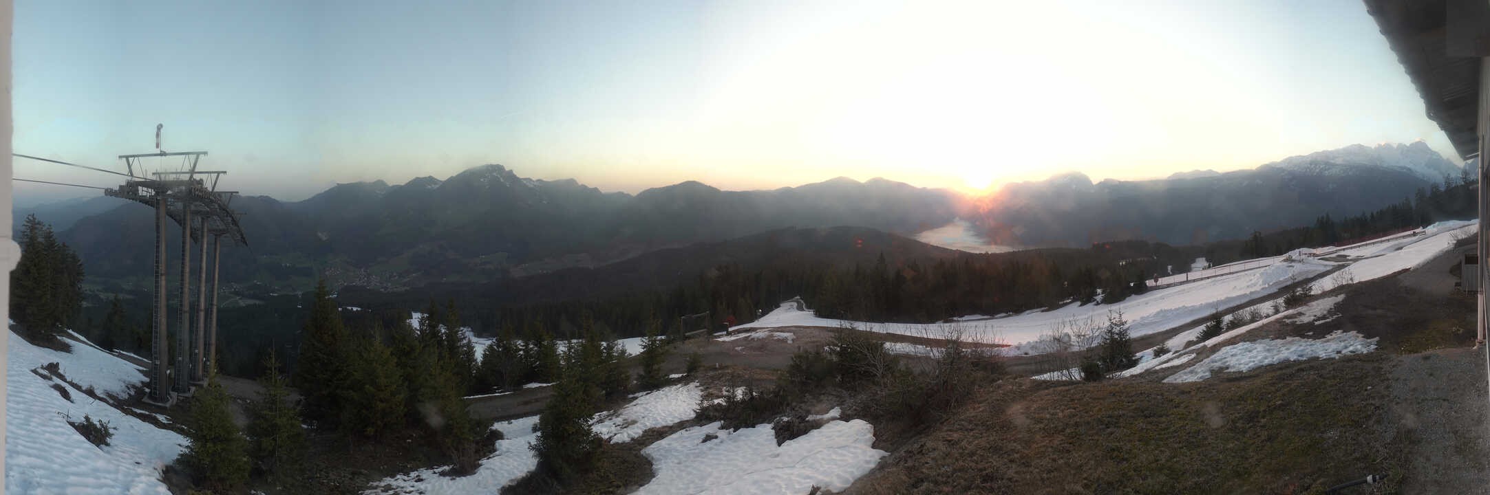 Archiv Foto Webcam Blick vom Hornspitz