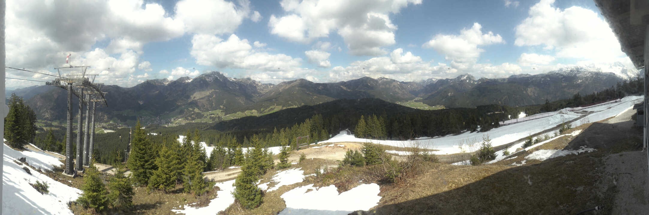 Archiv Foto Webcam Blick vom Hornspitz