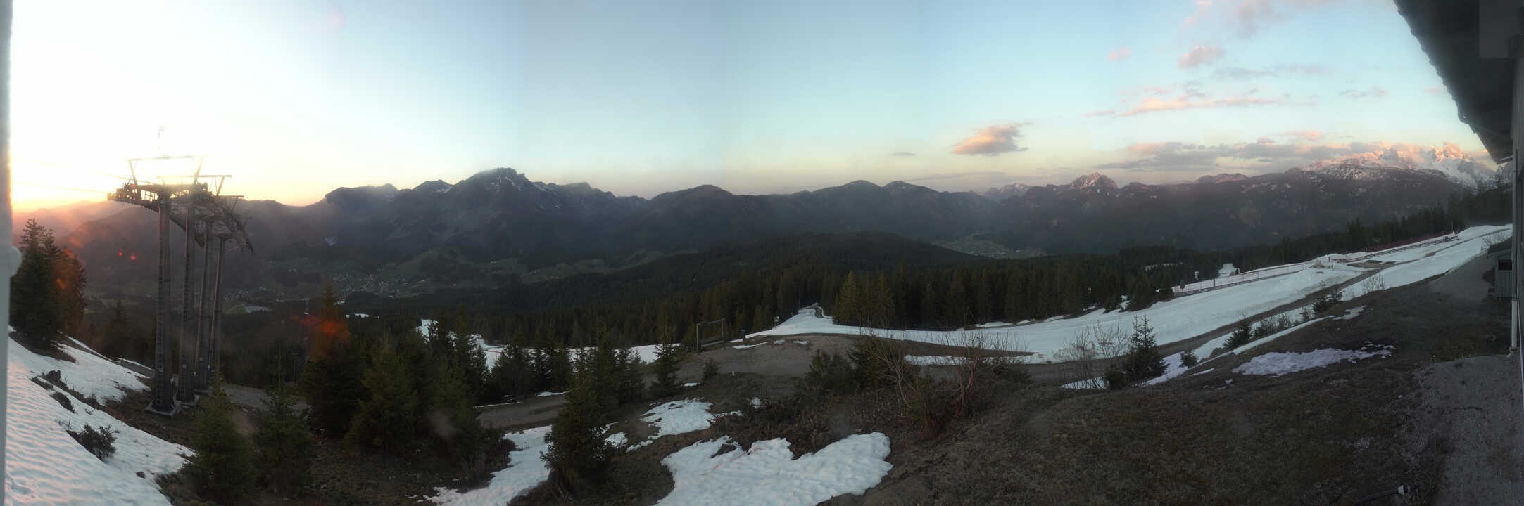 Archiv Foto Webcam Blick vom Hornspitz