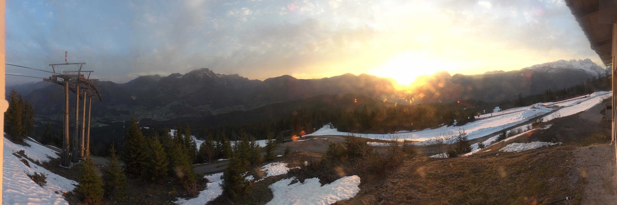 Archiv Foto Webcam Blick vom Hornspitz