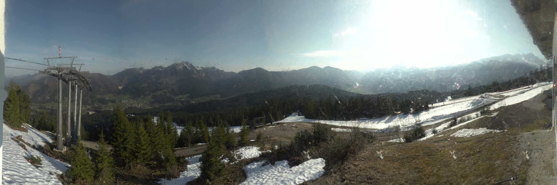 Archiv Foto Webcam Blick vom Hornspitz