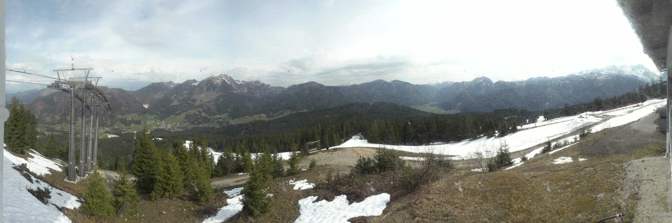 Archiv Foto Webcam Blick vom Hornspitz