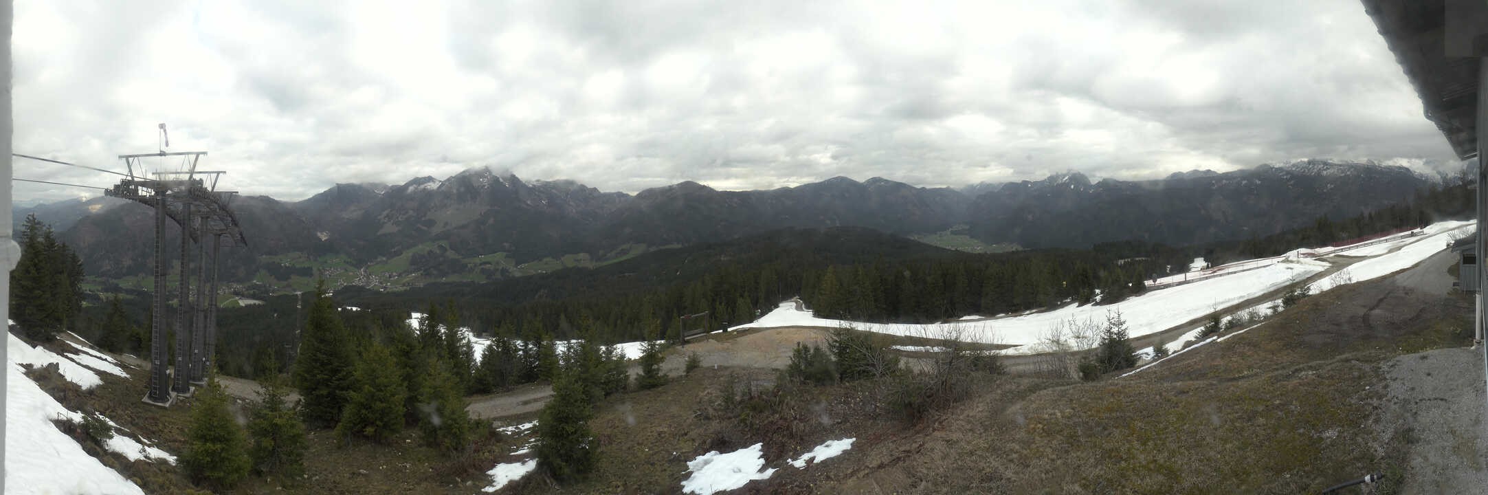 Archived image Webcam The top station Hornbahn