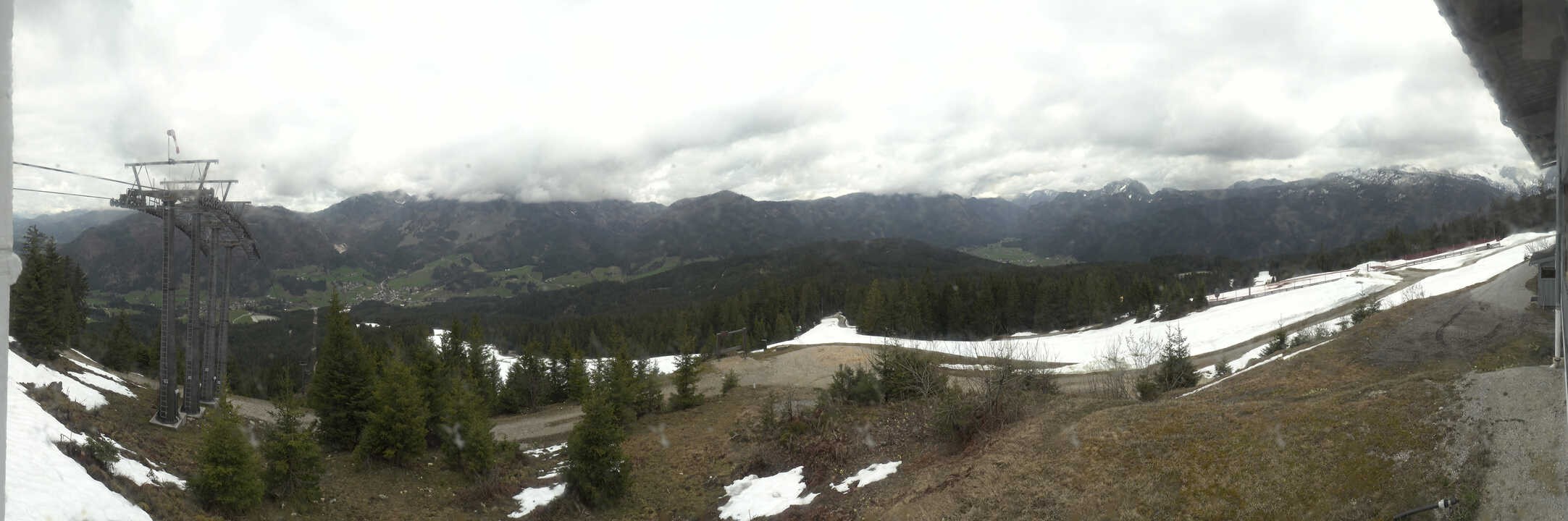 Archived image Webcam The top station Hornbahn