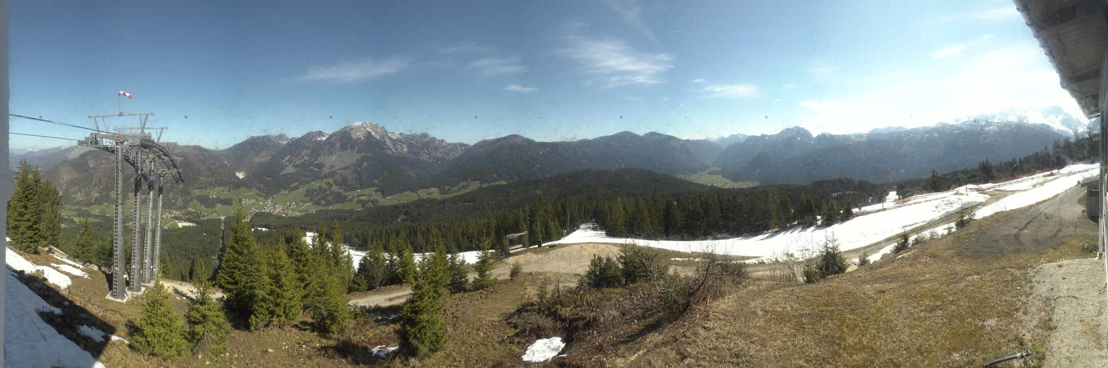 Archiv Foto Webcam Blick vom Hornspitz