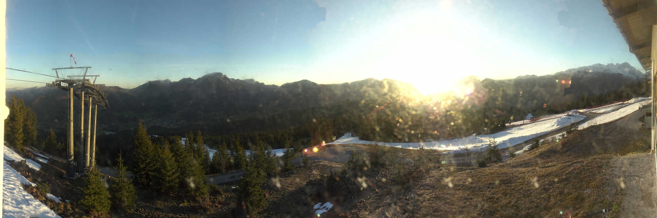 Archiv Foto Webcam Blick vom Hornspitz