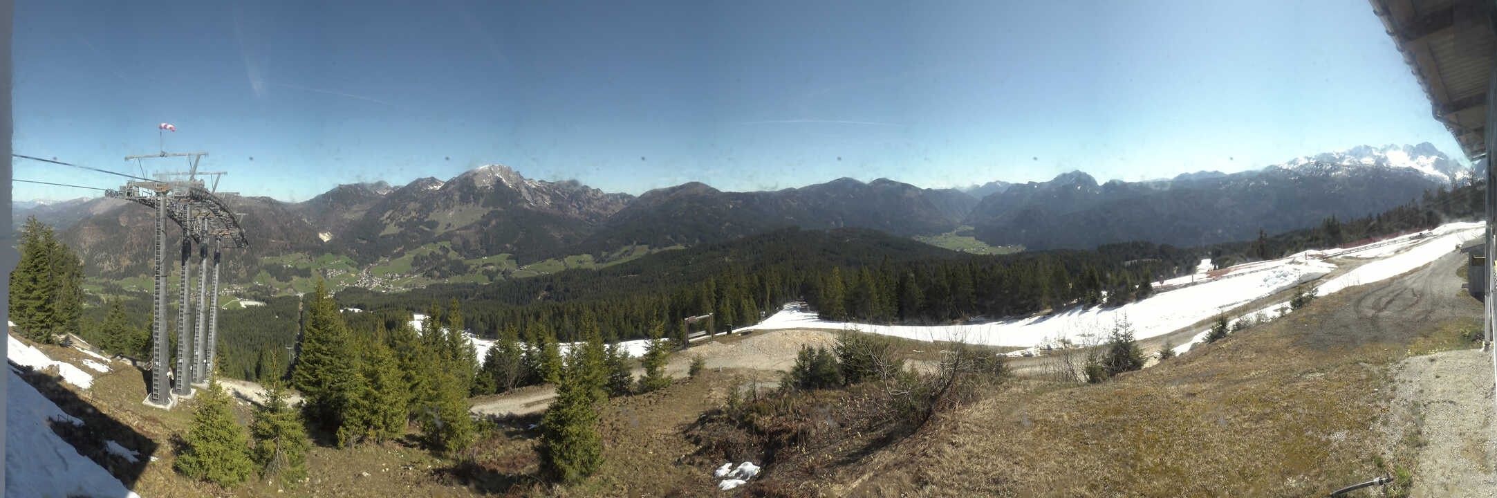 Archiv Foto Webcam Blick vom Hornspitz