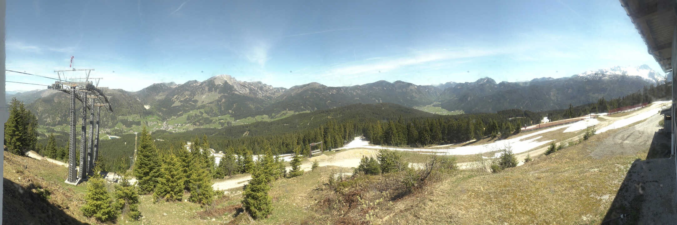 Archiv Foto Webcam Blick vom Hornspitz