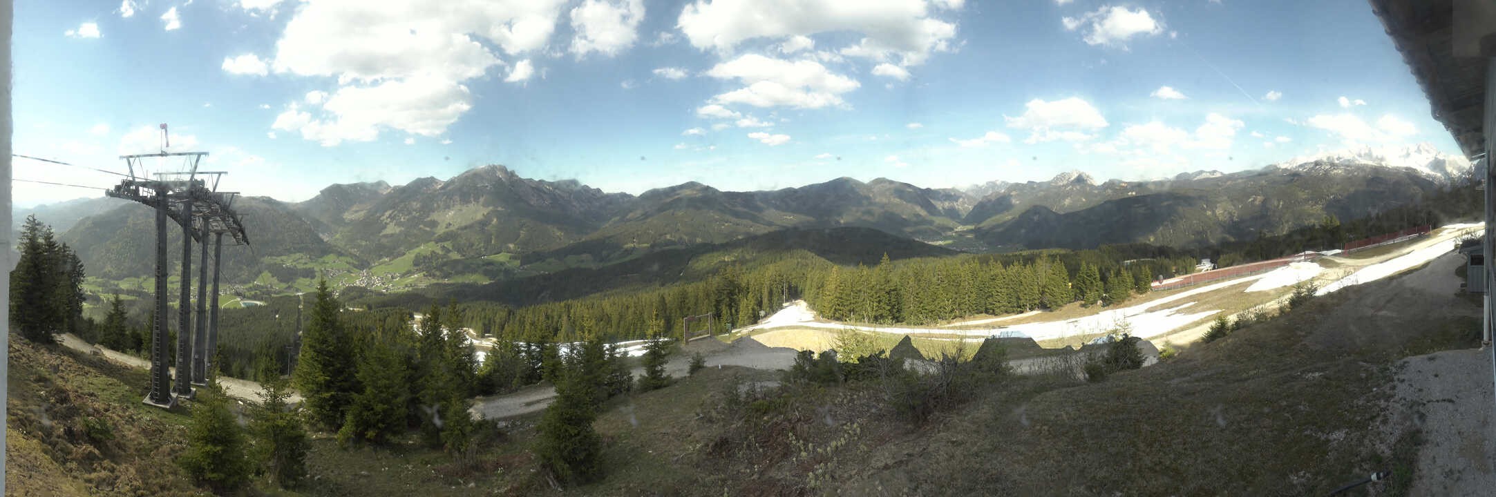 Archived image Webcam The top station Hornbahn