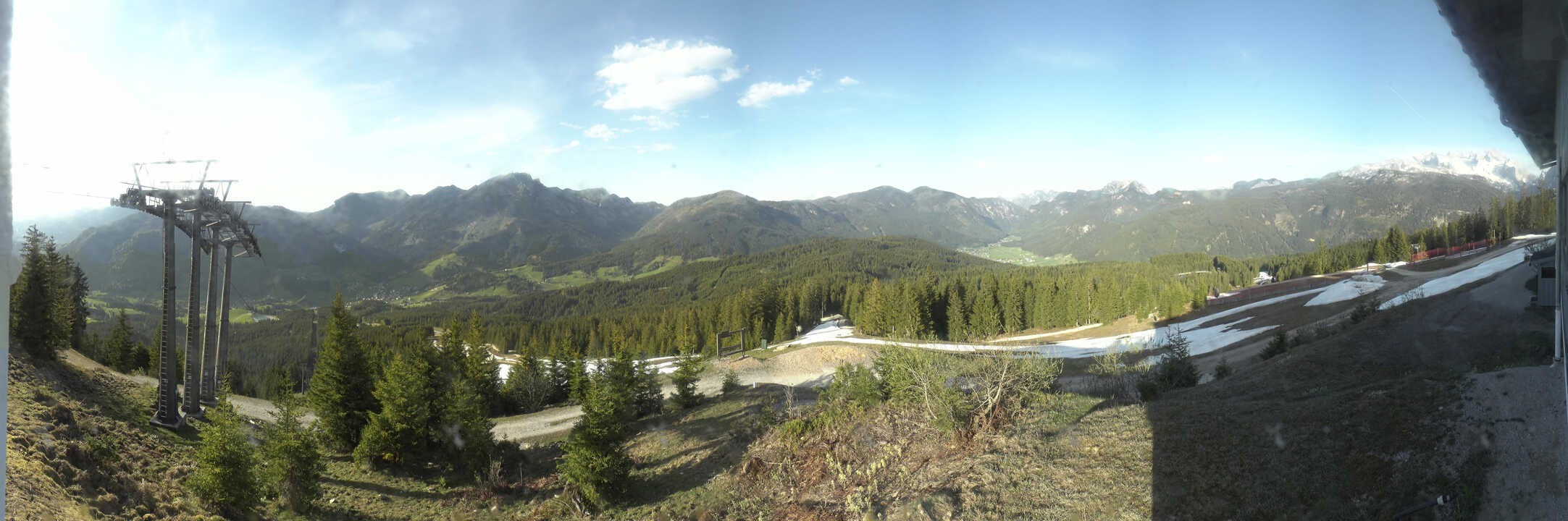 Archived image Webcam The top station Hornbahn
