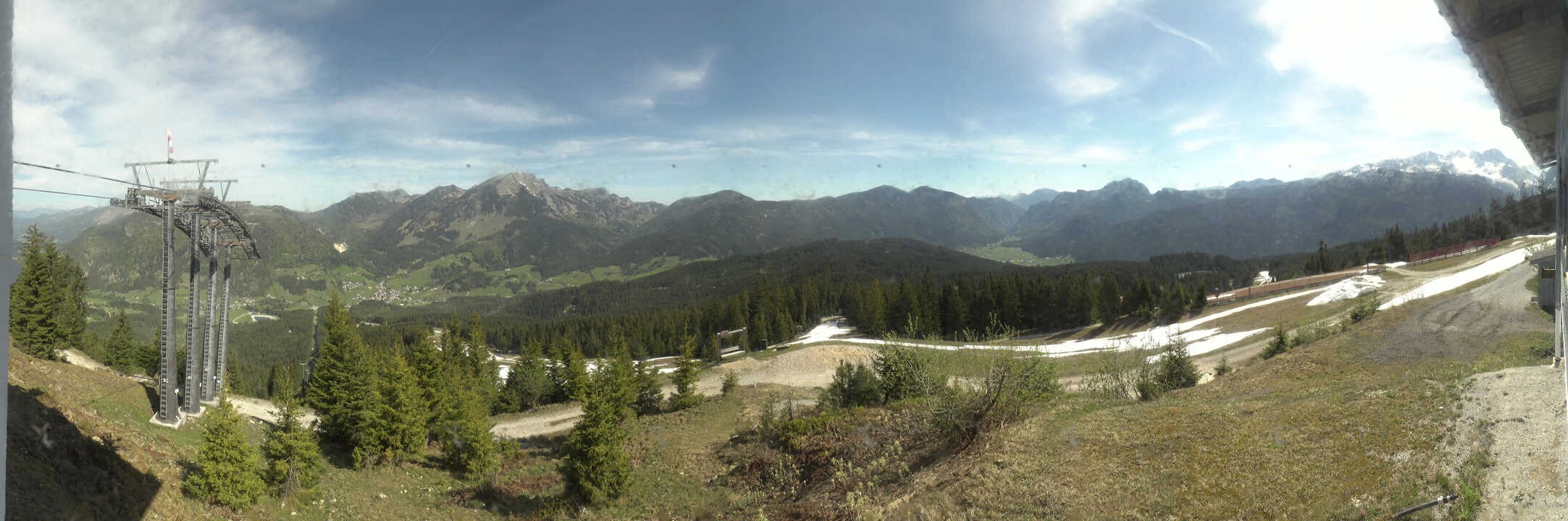 Archiv Foto Webcam Blick vom Hornspitz