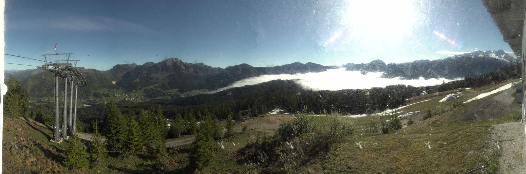 Archiv Foto Webcam Blick vom Hornspitz