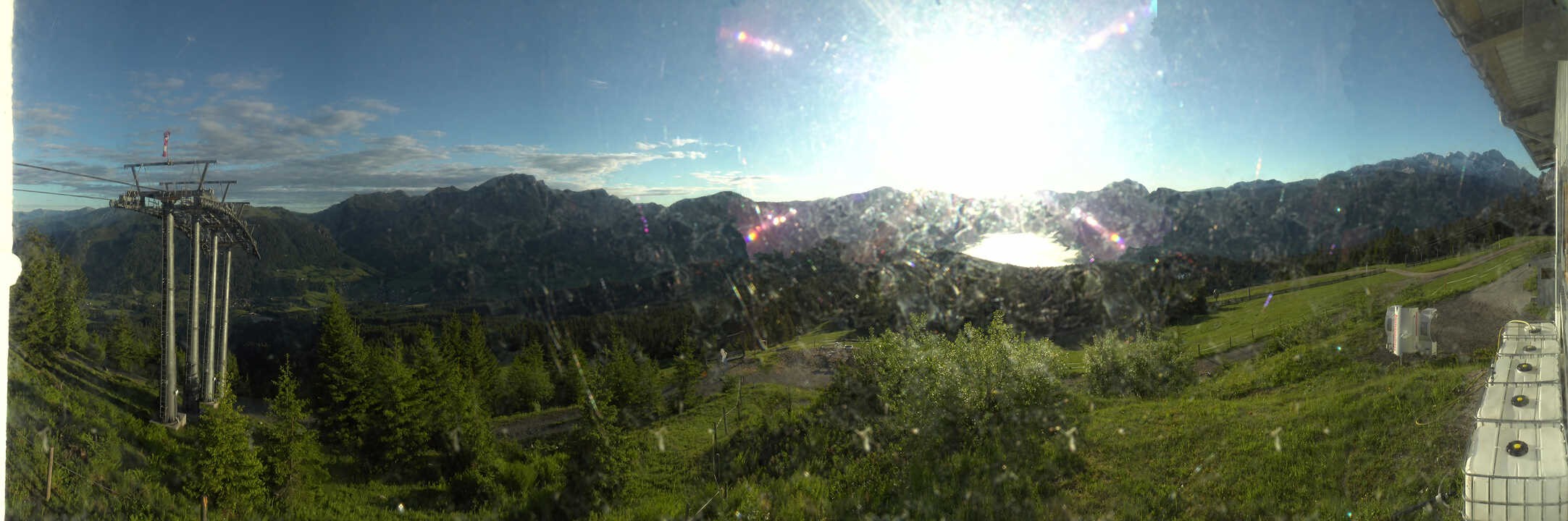 Archiv Foto Webcam Blick vom Hornspitz