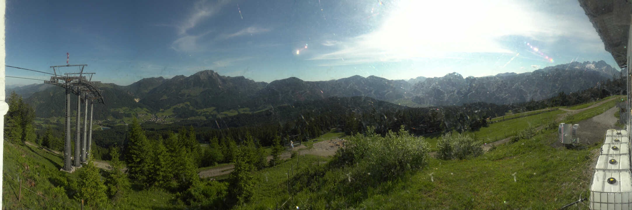 Archiv Foto Webcam Blick vom Hornspitz