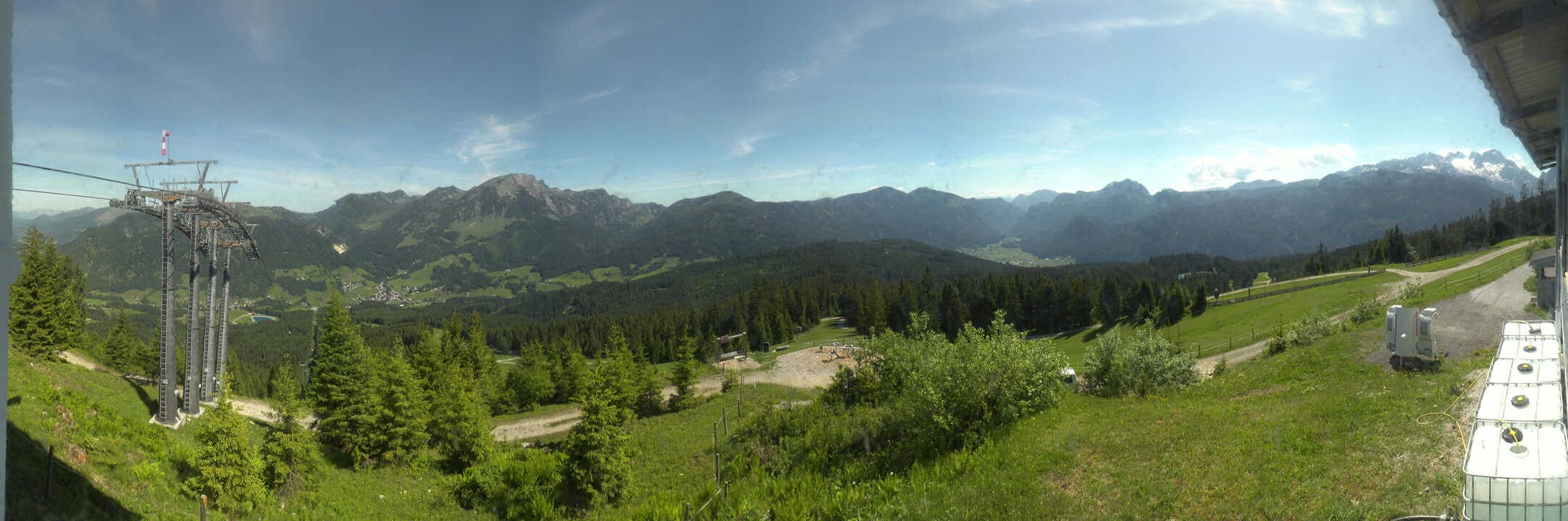 Archiv Foto Webcam Blick vom Hornspitz