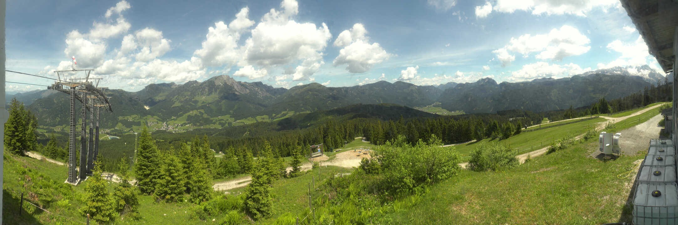 Archiv Foto Webcam Blick vom Hornspitz
