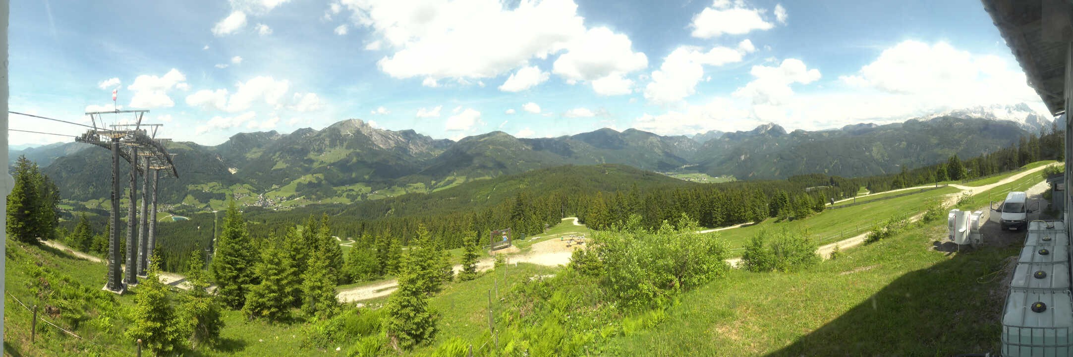Archiv Foto Webcam Blick vom Hornspitz