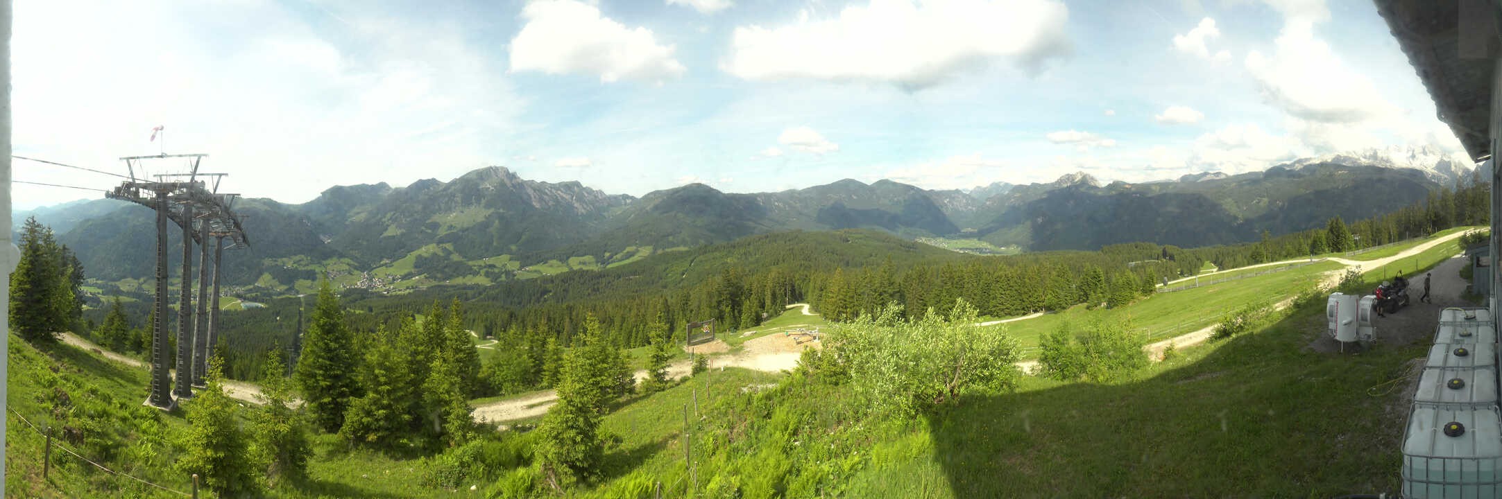 Archiv Foto Webcam Blick vom Hornspitz