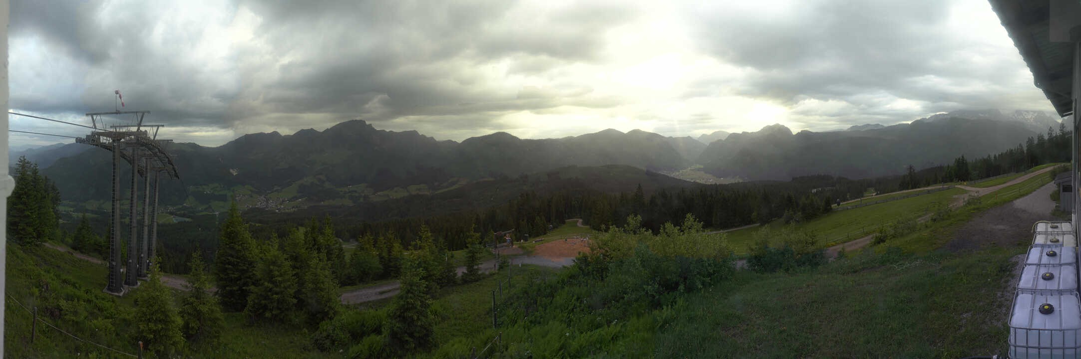 Archiv Foto Webcam Blick vom Hornspitz