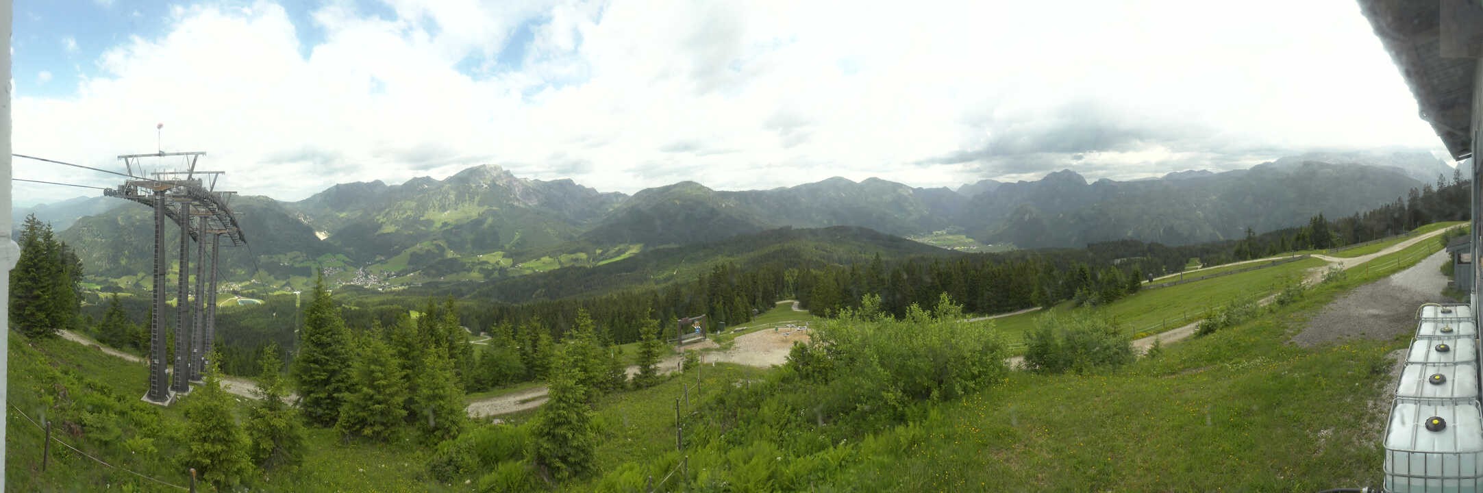 Archiv Foto Webcam Blick vom Hornspitz