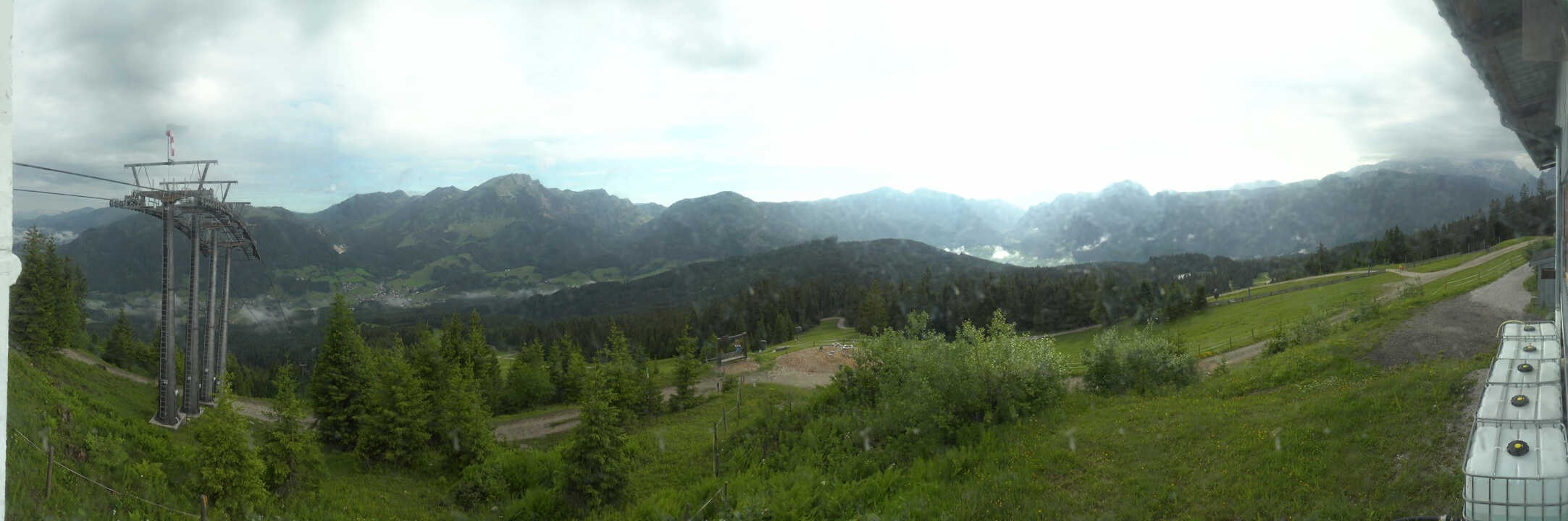 Archived image Webcam The top station Hornbahn
